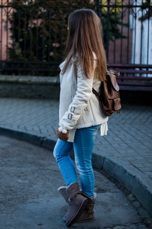 brązowe buty na zimę śniegowce Noos Icon