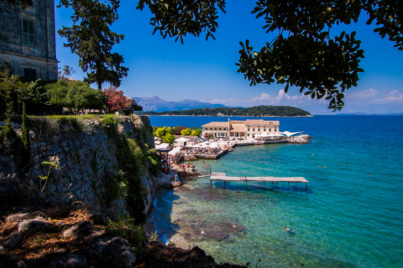 Faliraki grecja korfu corfu punkt widokowy