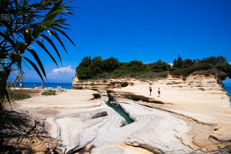 Kanał Miłości Canal D'Amour Korfu Grecja sidari