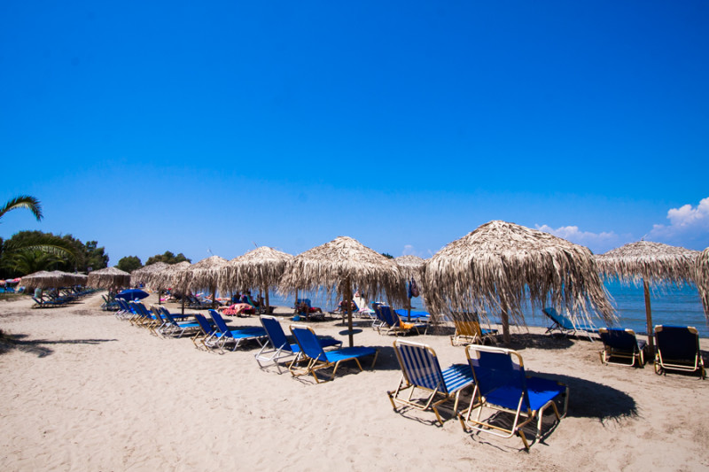 sidari plaża korfu grecja