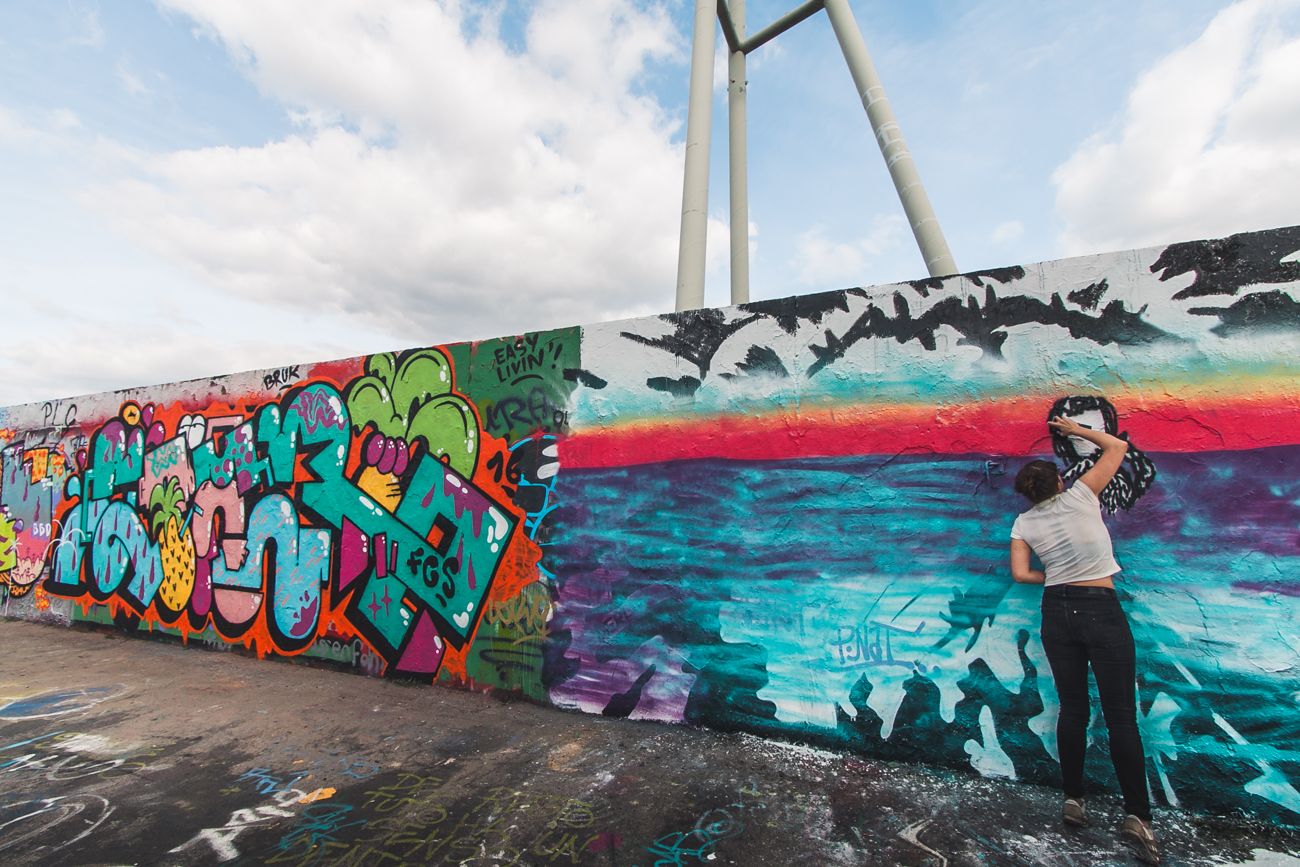 Mauerpark berlin graffiti 