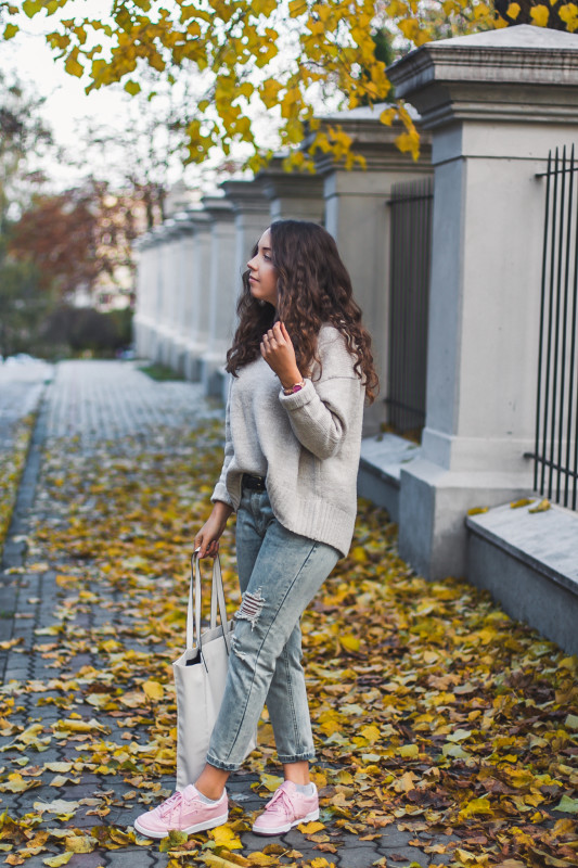 reebok classic różowe stylizacja