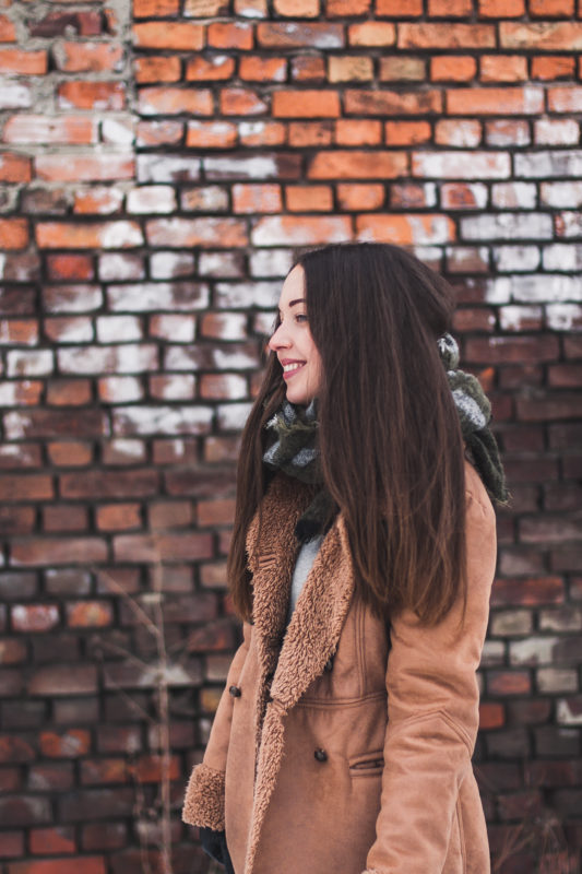 Bershka płaszcz zimowy