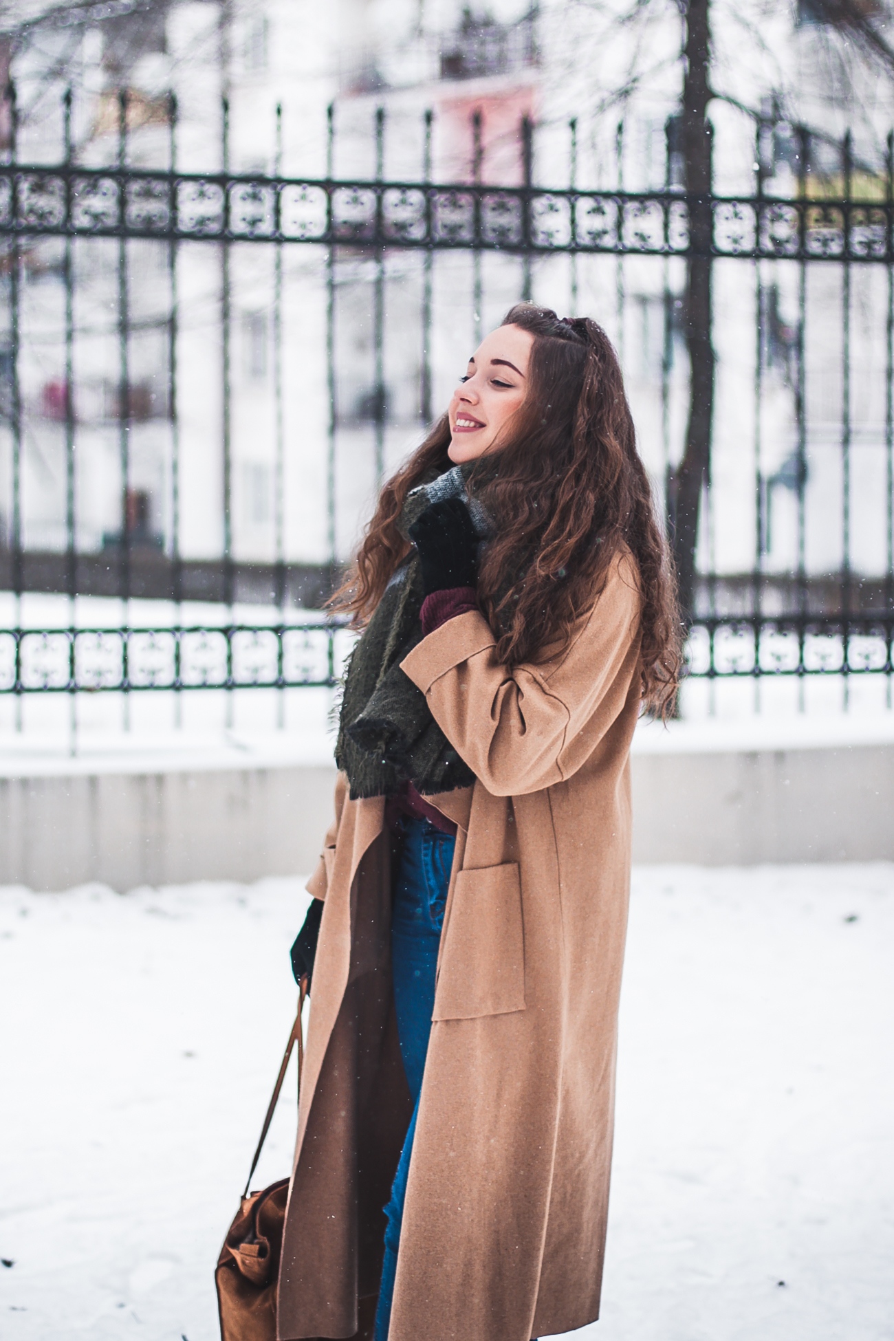 Płaszcz na zimę stylizacja blog