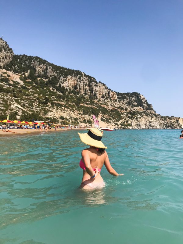 najlepsza plaża rodos