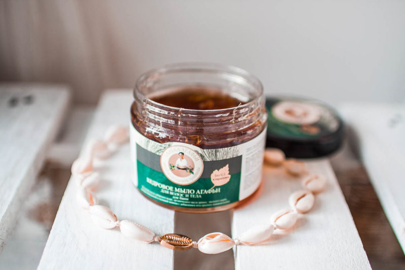 babcia agafia mydło cedrowe kręcone włosy