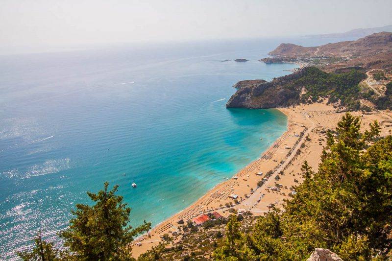 piaszczyste plaże rodos