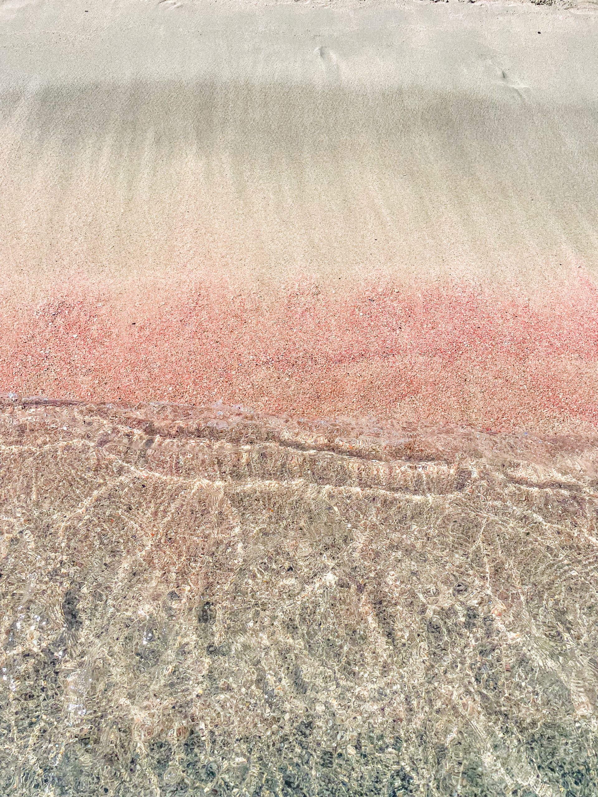 plaża na krecie elafonisi różowy piasek